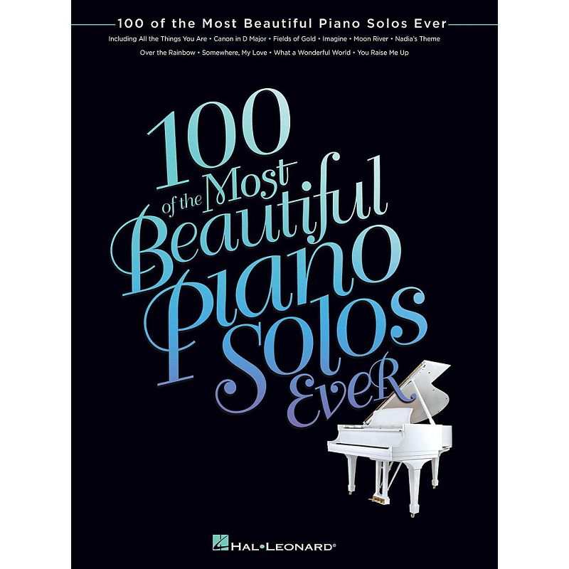 Hal Leonard 100 Of The Most Beautiful Piano Solos Ever for Piano Solo, 1 of 2