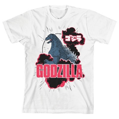 Classic Godzilla Youth White Graphic Tee-l : Target