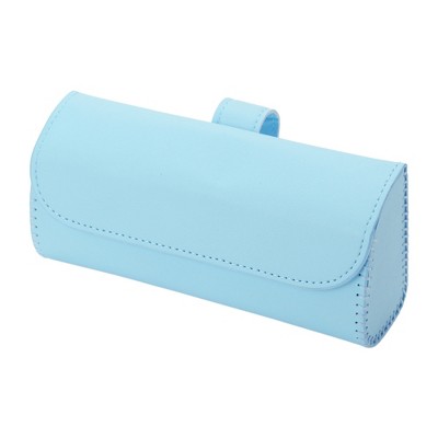 Unique Bargains Universal Car Sunglasses Case Magnetic Storage Box PU 6.69"x1.96" 1 Pcs