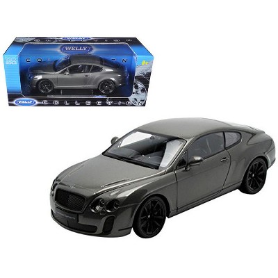 Welly 1:18 Bentley Continental Supersports Black Diecast Model Car E 604557