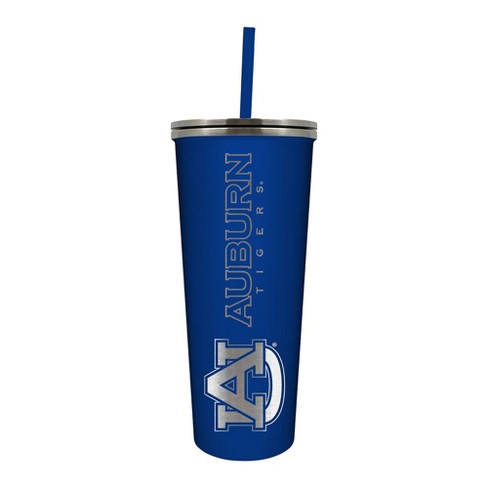 Ncaa Auburn Tigers 24oz Skinny Tumbler With Straw : Target