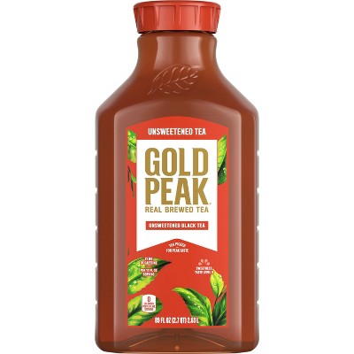Gold Peak Unsweetened Black Iced Tea Drink - 89 fl oz