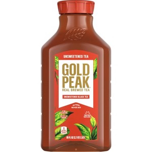 Gold Peak Unsweetened Black Iced Tea Drink - 89 fl oz - 1 of 4