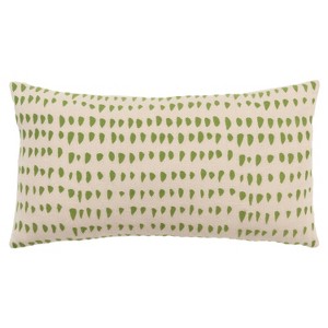 Rizzy Home Oversized Spotted Lumbar Throw Pillow Cover - 14"x26" - 1 of 4