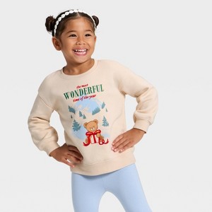 Toddler Girls' Fleece Sweatshirt - Cat & Jack™ - 1 of 4