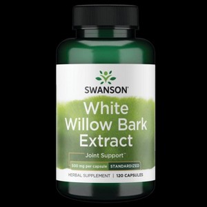 Swanson Herbal Supplements White Willow Bark Extract - Standardized 500 mg 120 Caps. - 1 of 2