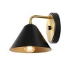 Jynn 7" Wall Sconce - SCN4074 - Black/Brass - Safavieh - 3 of 4