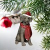 Design Toscano Weimaraner Holiday Dog Ornament Sculpture - 2 of 4