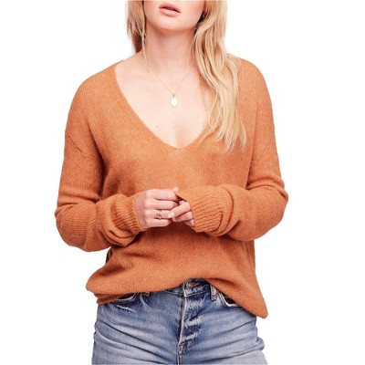 Free People Womens Gossamer Pullover Sweater