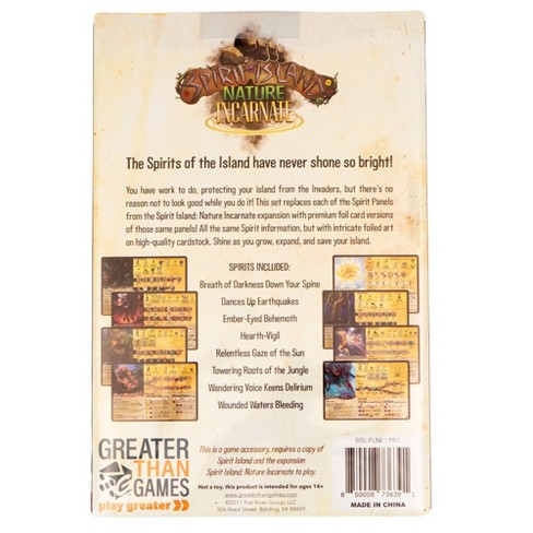 Greater Than Games | Spirit Island: Nature Incarnate - Foil Panels | Cooperative Strategy Board Game Accessory | Premium Component Upgrade - image 1 of 4