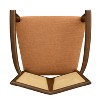 Okak Set of 2 Upholstered Rattan Woven Back Dining Chair Without Arm,Wooden Accent Dining Chairs for Dining Room,Kitchen - 4 of 4