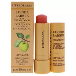 Lip Gloss - Apple and Mandarin Juice by LErbolario for Unisex - 0.15 oz Lip Balm