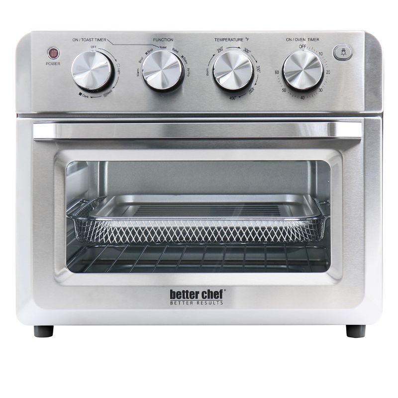 Better Chef Do-It-All 20 Liter Convection Air Fryer Toaster Broiler Oven in Silver, 2 of 8