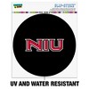 Northern Illinois University Secondary Logo Automotive Car Window Locker Circle Bumper Sticker - 2 of 4
