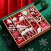 Aoibox 85 Piece Christmas Ball Ornaments Set Shatterproof Plastic Red White Baubles with Hanging Strings for Tree and Holiday Decor - 3 of 4