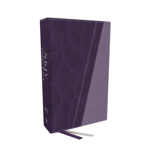 Nkjv Study Bible, Leathersoft, Purple, Full-color, Comfort Print - By ...
