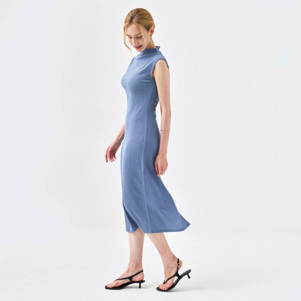 Vestido midi tipo shift con hombros extendidos - A New Day™ 4