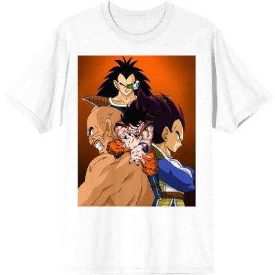  Dragon Ball Z Anime Characters Group Shot Mens Black Graphic  Tee Shirt : Clothing, Shoes & Jewelry