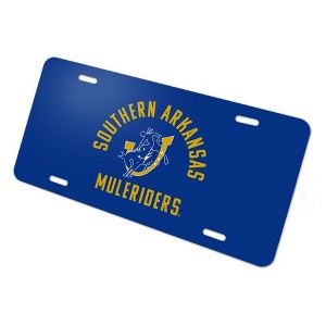 Southern Arkansas University Muleriders Logo Novelty Metal Vanity Tag License Plate - 1 of 4