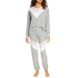P.J. Salvage Womens 3-Tone Thermal Pajama Shirt - 1 of 1