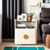 Hommoo 2-Drawer Nightstand with Open Storage - 2 of 4