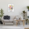 Stupell Industries Birds Perched Fun Floral Blossoms Framed Giclee Art, Gray, 24" x 30" - 3 of 4