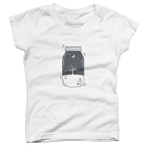 Girl's Design By Humans Halloween in a jar By roc21 T-Shirt - 1 of 2