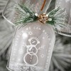 5"H Sullivans Christmas White Etched Dome Ornaments Set of 3  Multicolor - 2 of 2
