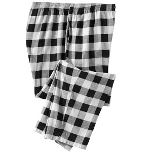 KingSize Men's Big & Tall Flannel Plaid Pajama Pants - 1 of 4