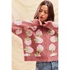 I am a Fashion Junky SO ME Strawberry Fruit All Over Button Sweater Cardigan - 2 of 4