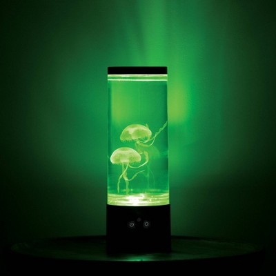 12&#34; RGB Jellyfish Lamp with USB Black - West &#38; Arrow