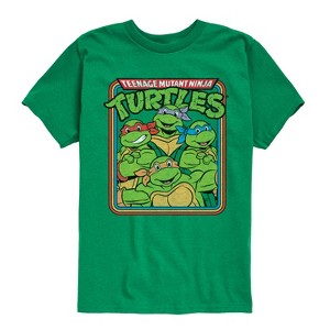 Boys' - Teenage Mutant Ninja Turtles - Retro Group Short Sleeve Graphic T-Shirt - 1 of 4