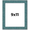 PosterPalooza | Photo Size Simple Blue Picture Frame - UV Acrylic, Foam Board Backing, Hanging Hardware - 2 of 4