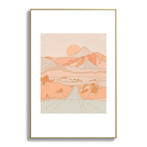 Iveta Abolina Roadtrip No 1 24"x36" Gold Metal Framed Art Print - Deny Designs - 1 of 4