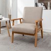 NicBex Mid-Century Modern Accent Chair Upholstered Living Room Chair Armchair Comfy Chair Lounge Chair for Bedroom - 2 of 4