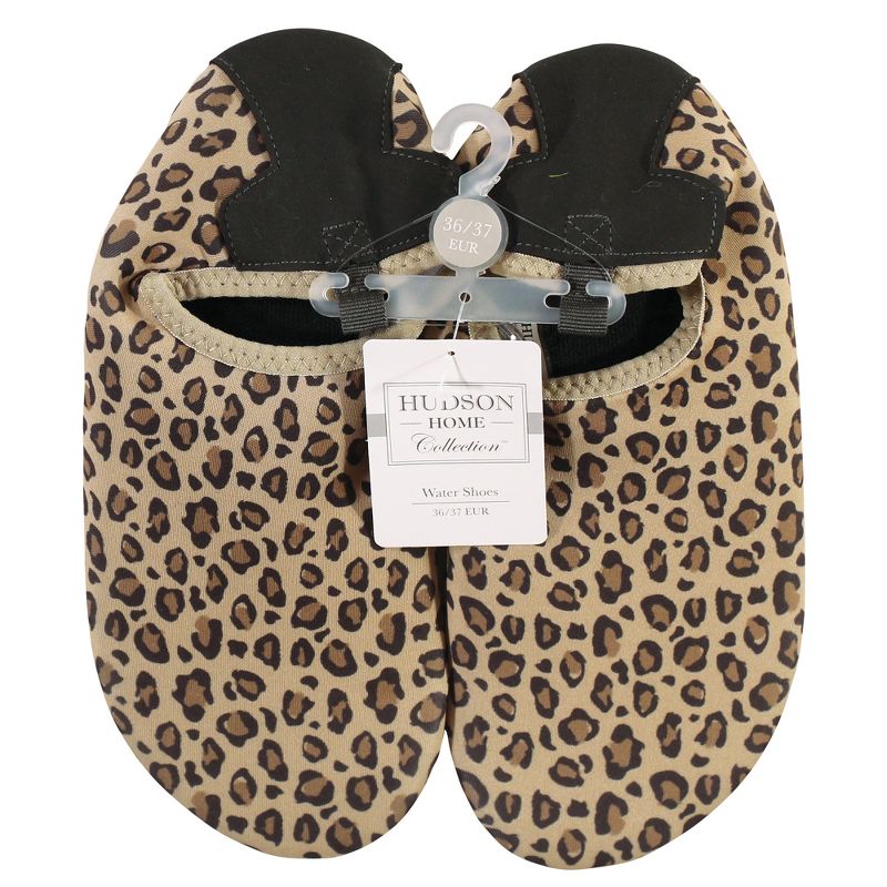 Hudson Baby Kids and Adult Water Shoes for Sports, Yoga, Beach and Outdoors, Leopard, 3 of 5