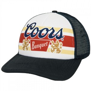 Adult Coors Banquet Vintage Logo Mesh Back Trucker Hat - 1 of 4