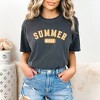 Simply Sage Market Women's Summer Mode Distressed Short Sleeve Garment Dyed Tee - 2 of 2