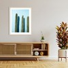 Amanti Art Oaxaca Cacti on Light Blue by Raisa Zwart Wood Framed Wall Art Print - 4 of 4