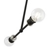 Livex Lighting Lansdale 2 - Light Chandelier in  Black/Brushed Nickel - 4 of 4