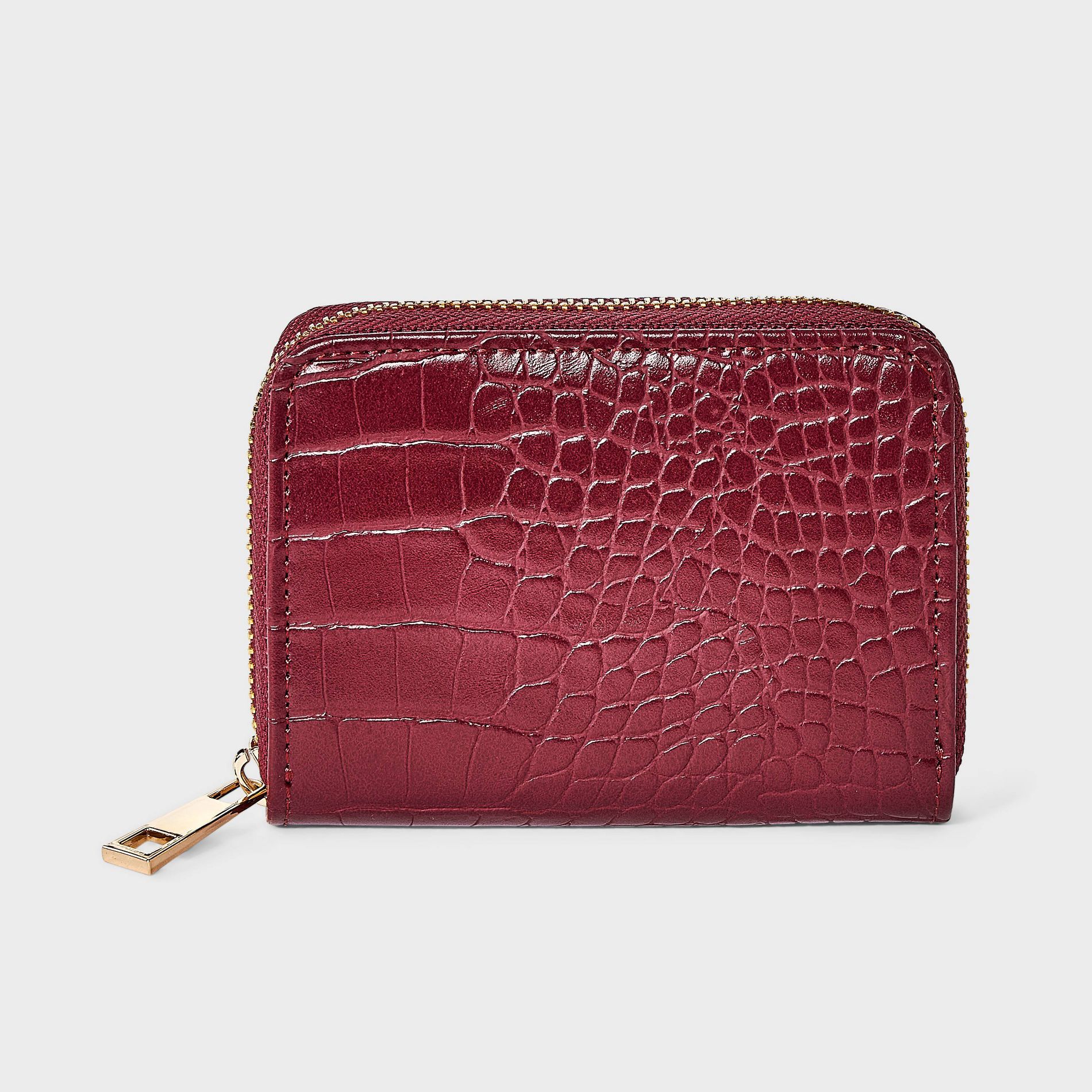 Small Zip Wallet - A New Day™ Burgundy
