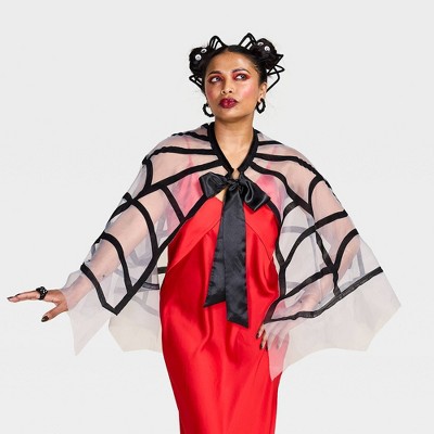 Adult Spider Witch Halloween Costume Cape - Hyde and EEK! Boutique™ Black