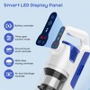 Whall Cordless Vacuum – Strong Brushless Motor, Removable 2500mAh Battery, Up to 45 Minutes, Perfect for Floors and Pets (Blue) - 2 of 4