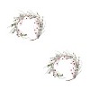 Snowy Flocked Twig Pine Garland with Sleigh Bells (Set of 2) - 3 of 3