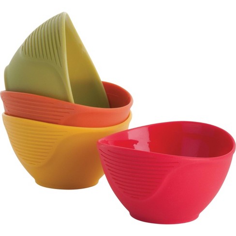 Trudeau Set Of 4 Silicone Pinch Bowls : Target