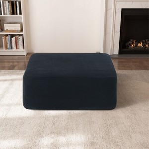 Kumasinova Modular Ottoman,Soft Fabric Footrest for Living Room or Bedroom,No Assembly - 1 of 4
