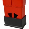 Garvee Adjustable Height Bar Stool 360 Degree Swivel Modern Guitar Stool Heavy Duty Steel Frame 300-Pound Capacity red - 4 of 4