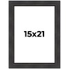 PosterPalooza | Traditional Black Picture Frame - UV Acrylic, Foam Board Backing, Hanging Hardware - 2 of 4