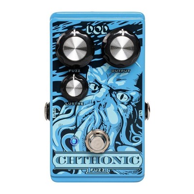 DigiTech DOD Chthonic Blue Fuzz Pedal for Guitars and Amps