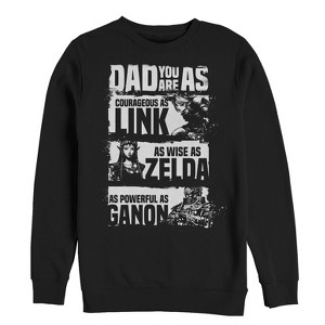 Men's Nintendo Father's Day Legend of Zelda Classic Qualities Sweatshirt - 1 of 3